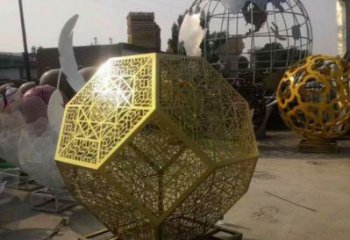 棱面球雕塑精選，室外雕塑，鏤空棱面球雕塑選定