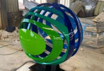 景觀球雕塑點擊，景觀雕塑，不銹鋼景觀球雕塑制作