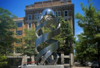 景觀球雕塑廠家，室外雕塑，不銹鋼景觀球雕塑選定