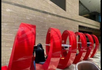 膠卷坐凳雕塑類型，室外美陳藝術(shù)雕塑