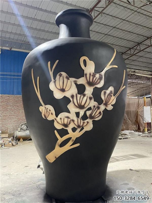 花瓶雕塑擺件制造，酒店擺件，玻璃鋼花瓶雕塑選定