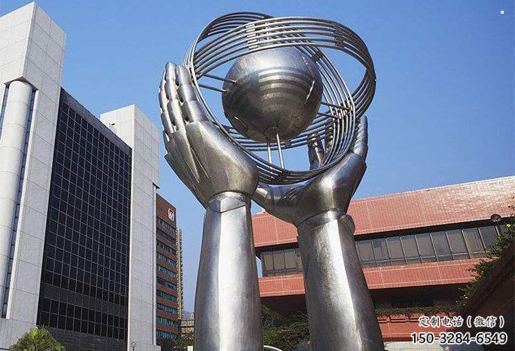 雙手雕塑專供，鍛造工藝，不銹鋼雙手雕塑廠家