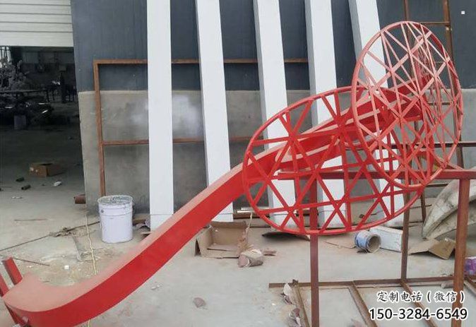 大型遮陽樹雕塑制作，花園小品，不銹鋼遮陽樹雕塑廠家