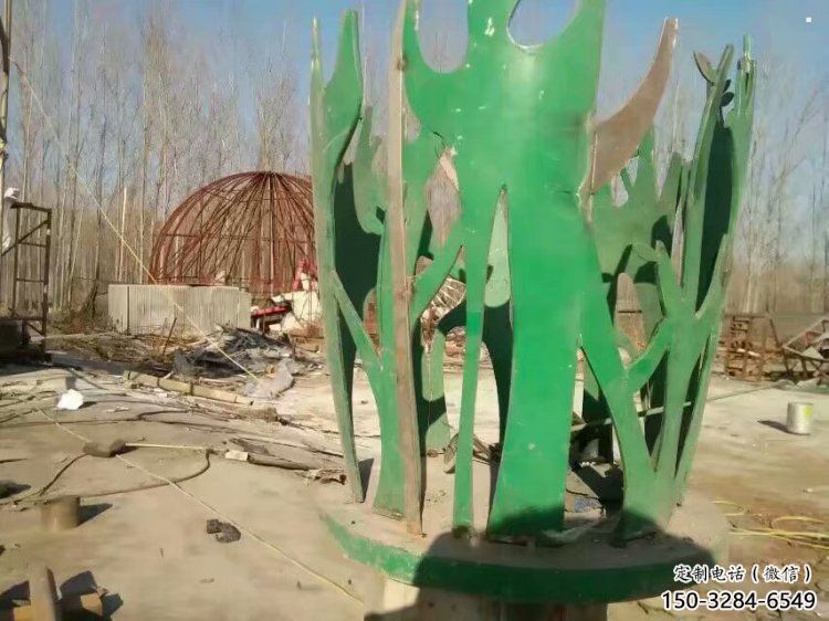 鏤空樹雕塑供給，美陳雕塑，鏤空剪紙樹雕塑公司