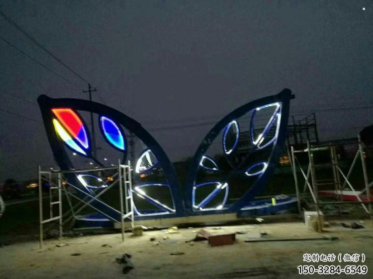 燈光樹葉雕塑廠家，中式工藝，燈光樹葉雕塑精選