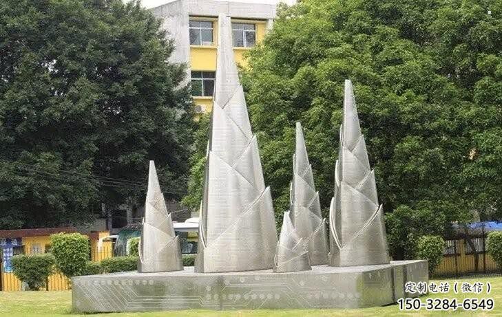 竹筍雕塑承接，景觀雕塑，不銹鋼竹筍雕塑廠家優價