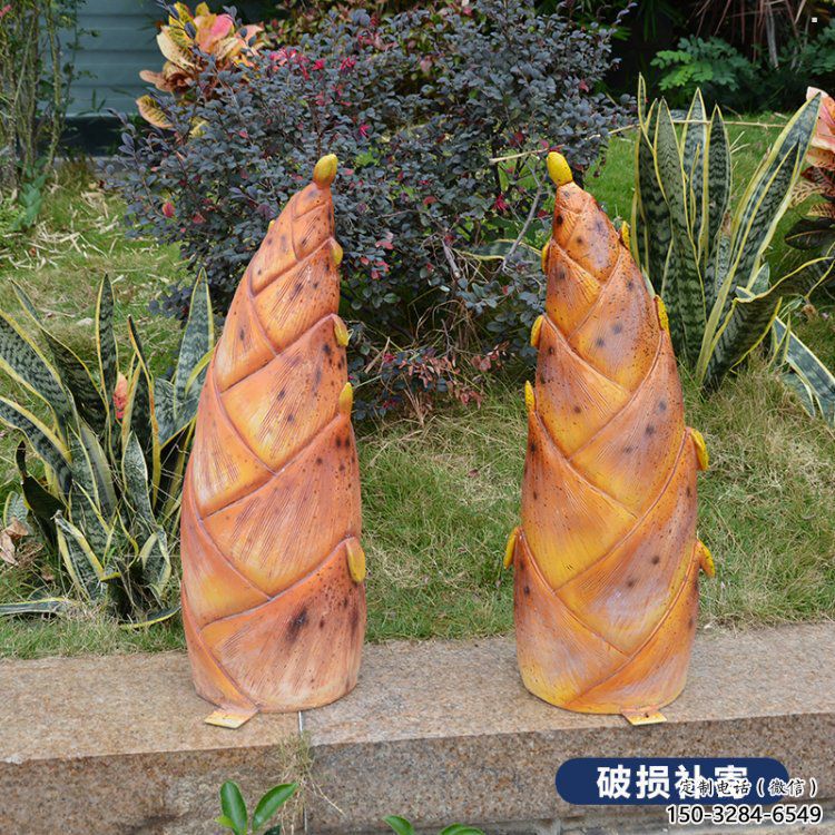 竹筍雕塑指用，多彩藝術，不銹鋼竹筍雕塑廠家供給