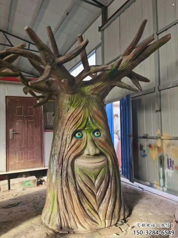 仿真樹雕塑點擊，地標擺件，玻璃鋼仿真樹雕塑精選