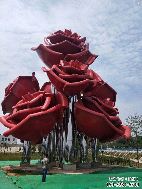 花樹雕塑生產商，戶外雕塑，不銹鋼花樹雕塑生產廠家
