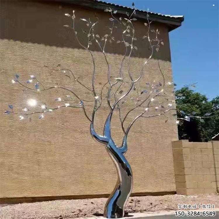 樹(shù)雕塑定制，景觀雕塑，不銹鋼樹(shù)雕塑預(yù)定