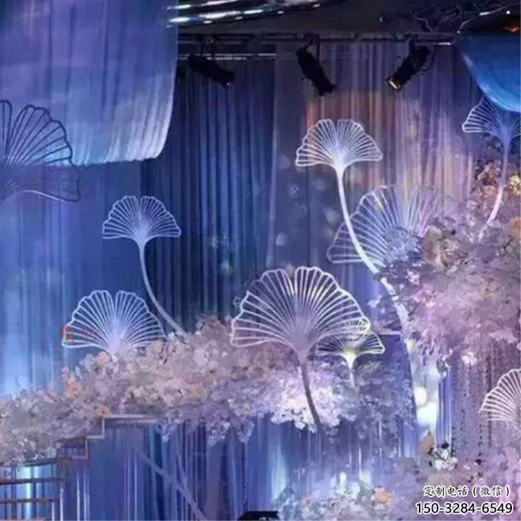 銀杏葉雕塑標準，透雕系列，不銹鋼銀杏葉雕塑精選