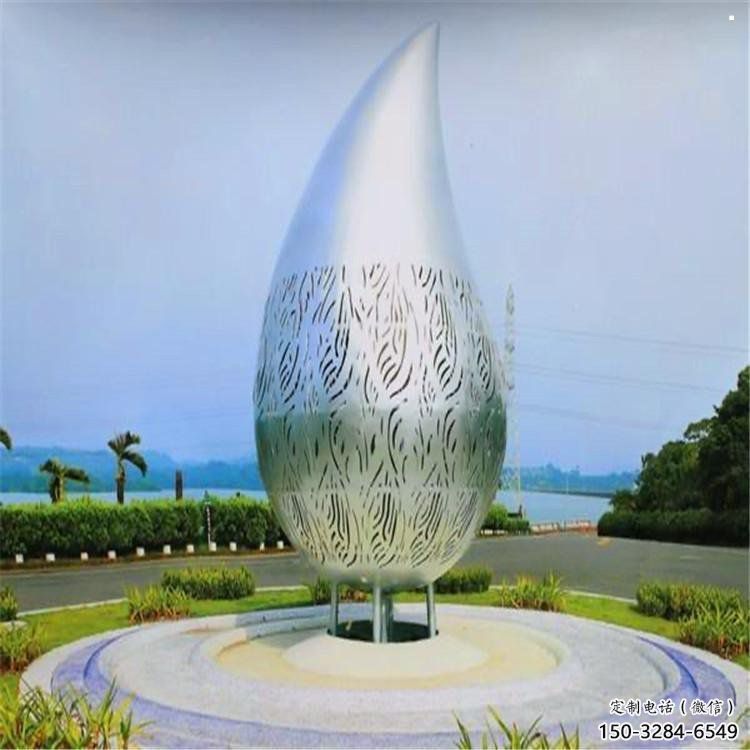 水滴雕塑承接，鍛造工藝，不銹鋼水滴雕塑訂做