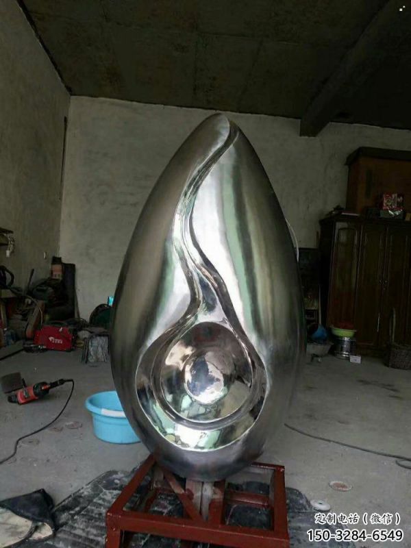 水滴雕塑承接，歐式風格，廣場不銹鋼水滴雕塑精選