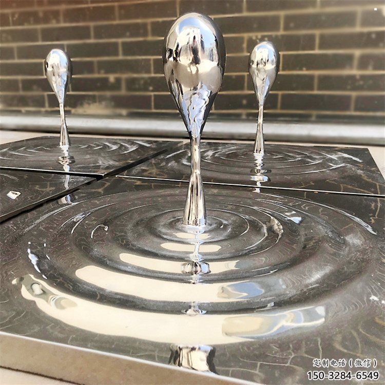 水滴雕塑指用，景觀雕塑，不銹鋼水滴雕塑點擊