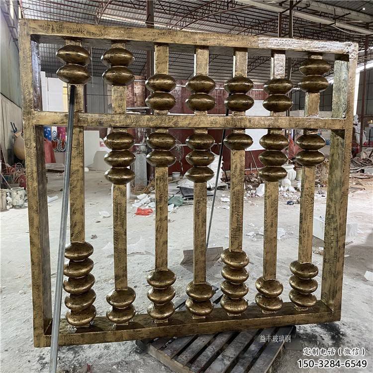 仿銅珠算雕塑通用，街道標(biāo)識(shí)，戶外珠算雕塑承接