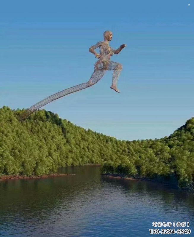 鏤空人物雕塑定價，街頭雕塑，烤漆鐵藝人物雕塑廠家