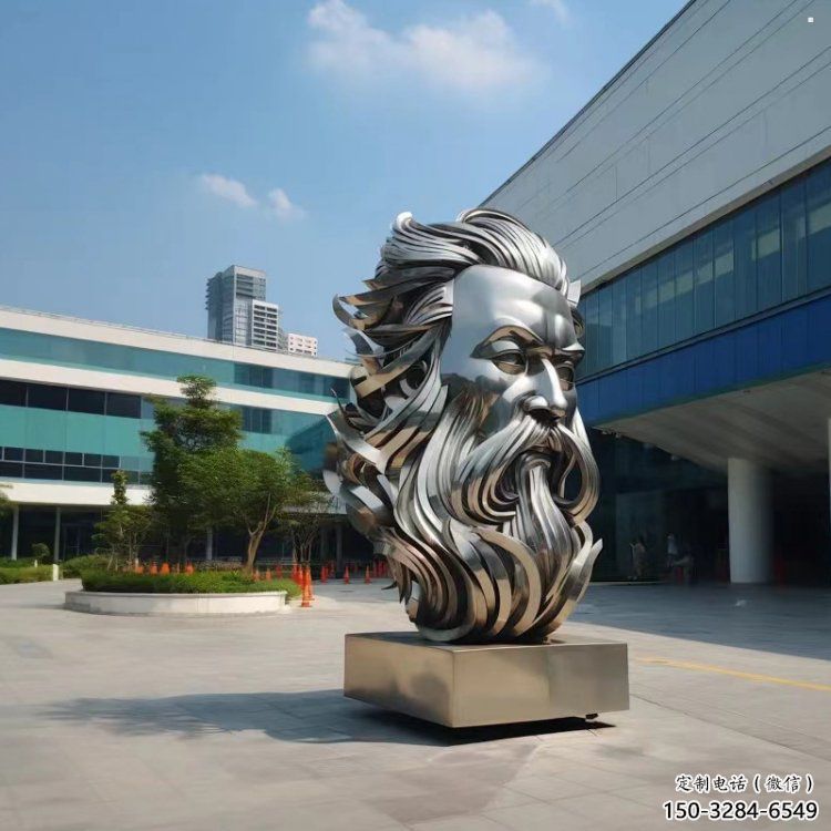 白鋼西方人雕塑提供，歐式藝術(shù)，中式鏡面人頭像雕塑通用