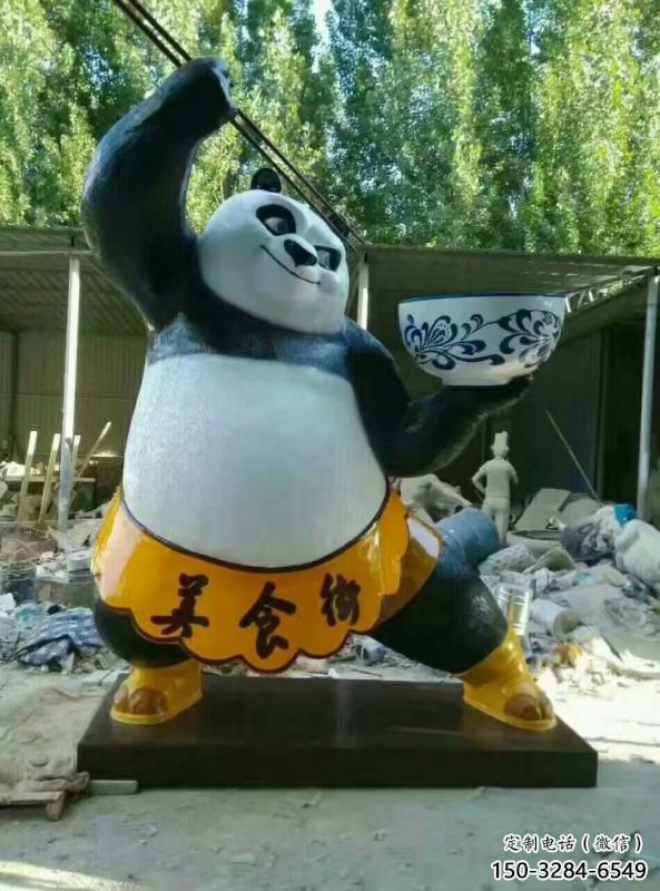 仿真熊貓雕塑廠家