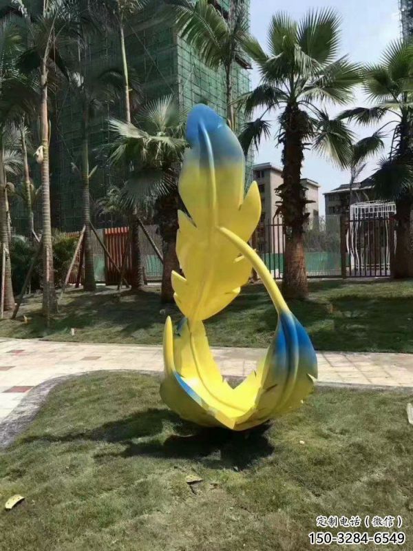 風(fēng)景區(qū)羽毛雕塑