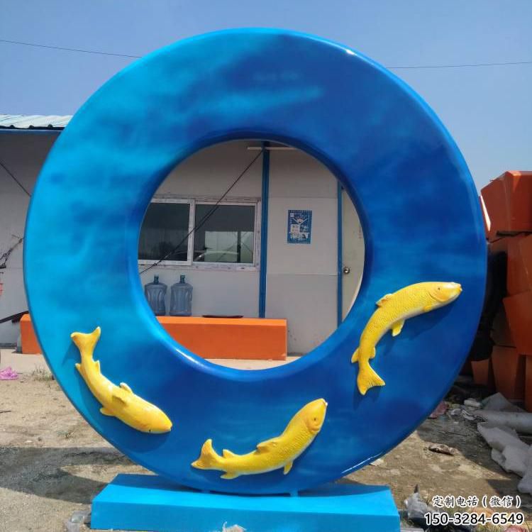 圓環(huán)雕塑專(zhuān)供，校園雕塑，小區(qū)烤漆圓環(huán)雕塑標(biāo)準(zhǔn)