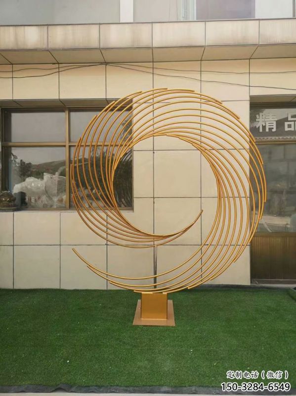 圓環(huán)雕塑定價(jià)，景觀雕塑，鏤空?qǐng)A環(huán)雕塑廠家批發(fā)