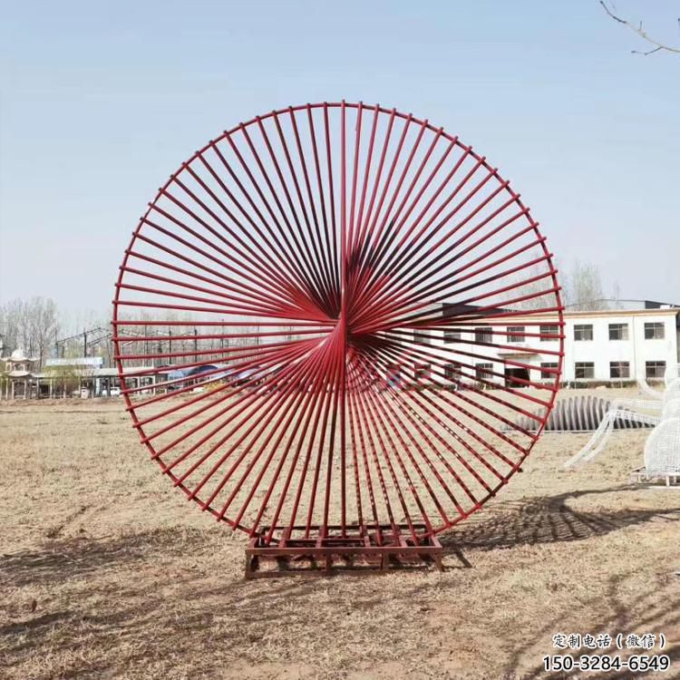 圓環雕塑定價，拉絲工藝，鏤空圓環雕塑制作廠家