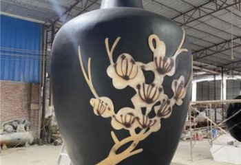 制造花瓶雕塑專供，地標擺件，玻璃鋼花瓶雕塑訂做