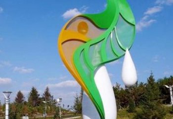 仿真樹葉雕塑供應，植物雕塑，彩繪仿真樹葉雕塑制造