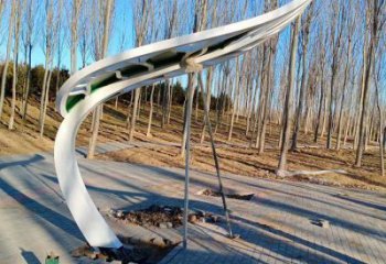 樹葉雕塑優(yōu)選，陸地?cái)[件，彩繪仿真樹葉雕塑供給