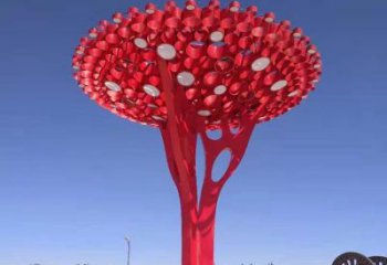 大型樹干雕塑公司，花園小品，不銹鋼樹干雕塑常用