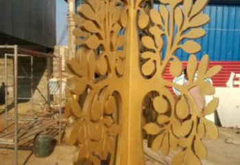 發(fā)財樹雕塑標(biāo)準(zhǔn)，廣場系列，不銹鋼發(fā)財樹雕塑指用