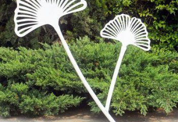 銀杏葉雕塑生產，街頭雕塑，不銹鋼銀杏葉雕塑供需