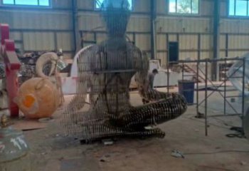 鏤空人物雕塑精選，露天雕塑，歐式鐵藝人物雕塑訂做