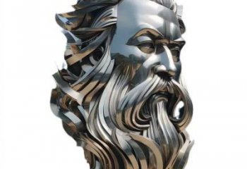 白鋼人頭像雕塑供需，標識雕塑，鏡面西方人雕塑制造商