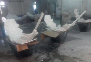 羽毛雕塑精選，美陳雕塑，玻璃鋼羽毛雕塑通用