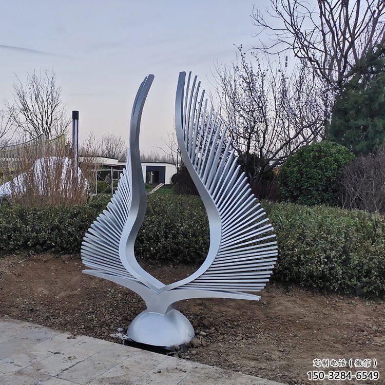 幼兒園翅膀雕塑，鐵藝文化雕塑，鑄造制作