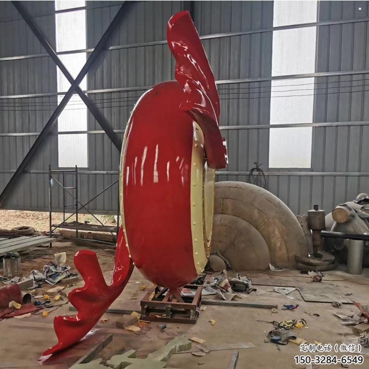 景觀鑼鼓雕塑選用，美陳雕塑，抽象不銹鋼鑼鼓雕塑標準