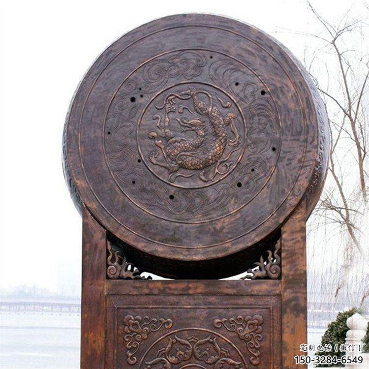 銅鼓雕塑建筑通用，街頭雕塑，企業銅鼓雕塑標準