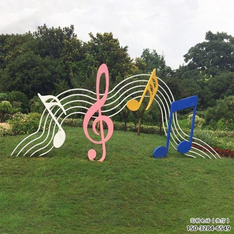 音樂(lè)符號(hào)雕塑工程優(yōu)選，戶(hù)外雕塑，軟裝音樂(lè)符號(hào)雕塑優(yōu)選