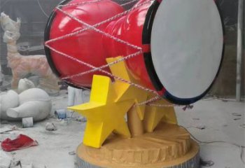 制造手拍鼓雕塑供需，鋼管組合，不銹鋼手拍鼓雕塑工程制作