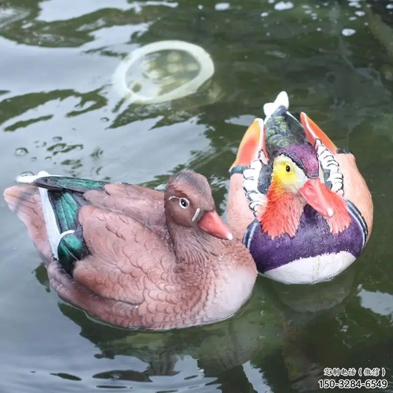 隴南園林鴛鴦雕塑