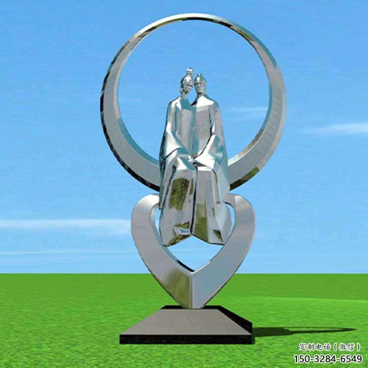 南寧創意牛郎織女雕塑