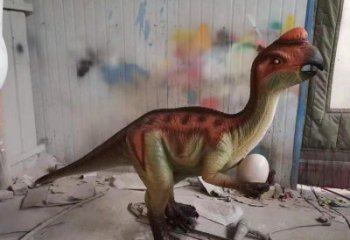 莆田抽象恐龍雕塑制造，動物雕塑，玻璃鋼恐龍雕塑展品