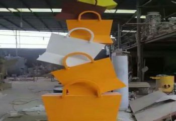 臺江烤漆挎包雕塑制造商，室外軟裝，景觀挎包雕塑制作