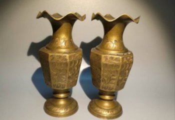 長樂花瓶雕塑定價(jià)，鑄銅工藝，銅花瓶雕塑制作廠家