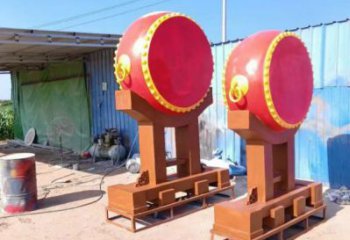 武威景觀戰鼓雕塑