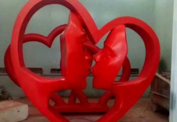 欽州制造心形人物雕塑供需，鋼管組合，雕塑工程制作供應