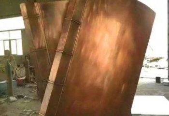 來賓鑄銅書籍供應，街景小品，銅書籍雕塑廠家優價