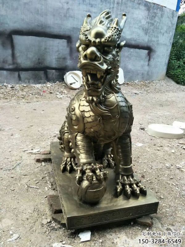 定安校園麒麟雕塑，拉絲海洋雕塑，卡通主題