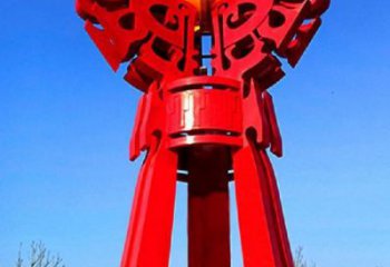 安順精神堡壘火球雕塑，城市建筑雕塑，創意藝術設計